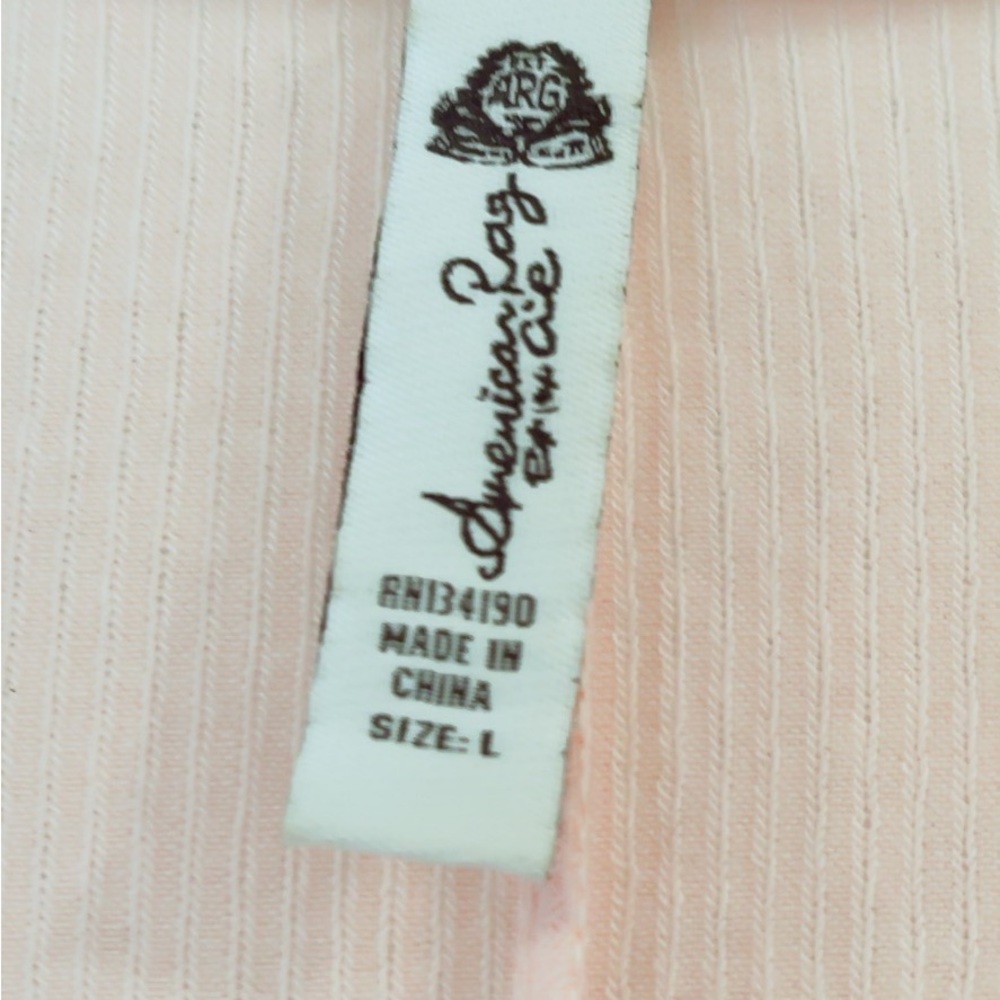 American Rag Junior size L Embroidered Top - Picture 6 of 7